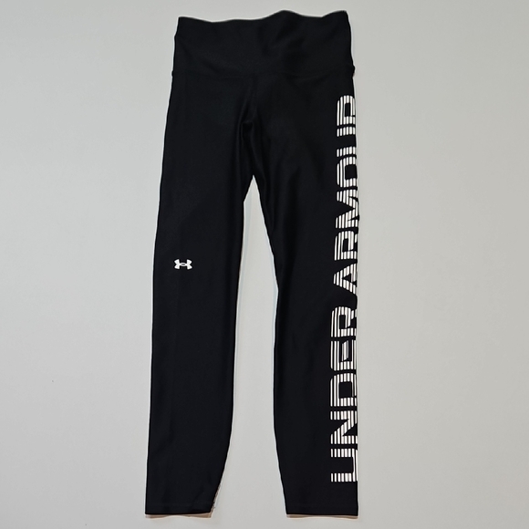 Under Armour Pants - Under Armour UA Black and White Leggings Stretch Comfy